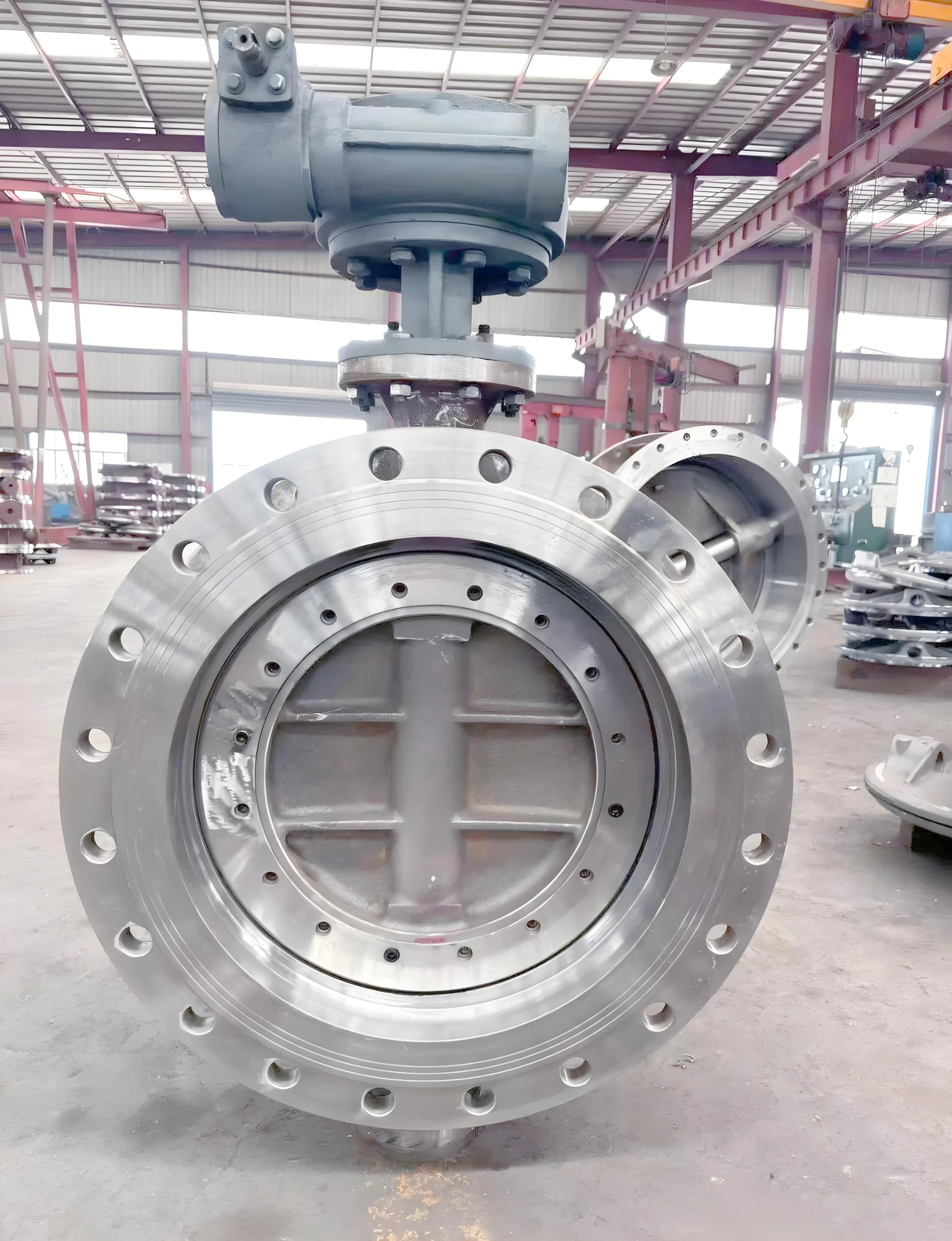 Triple Offset Butterfly Valve in Oil Refinery
