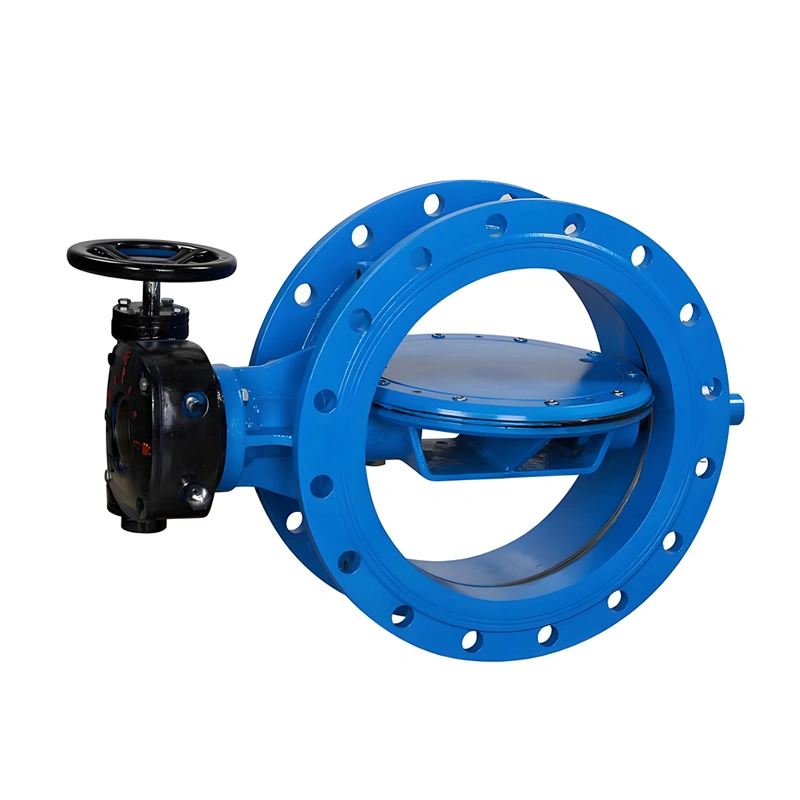 Pneumatic Electric Actuator Double Offset Eccentric Flange Butterfly Valve
