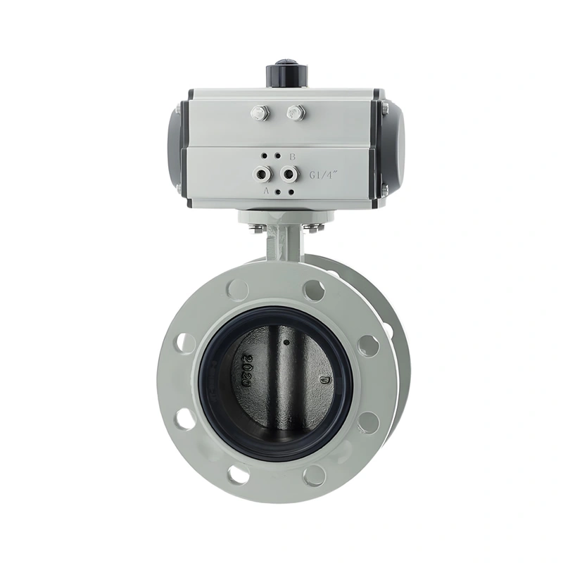 Double Eccentric Pneumatic Soft-seal Butterfly Valve