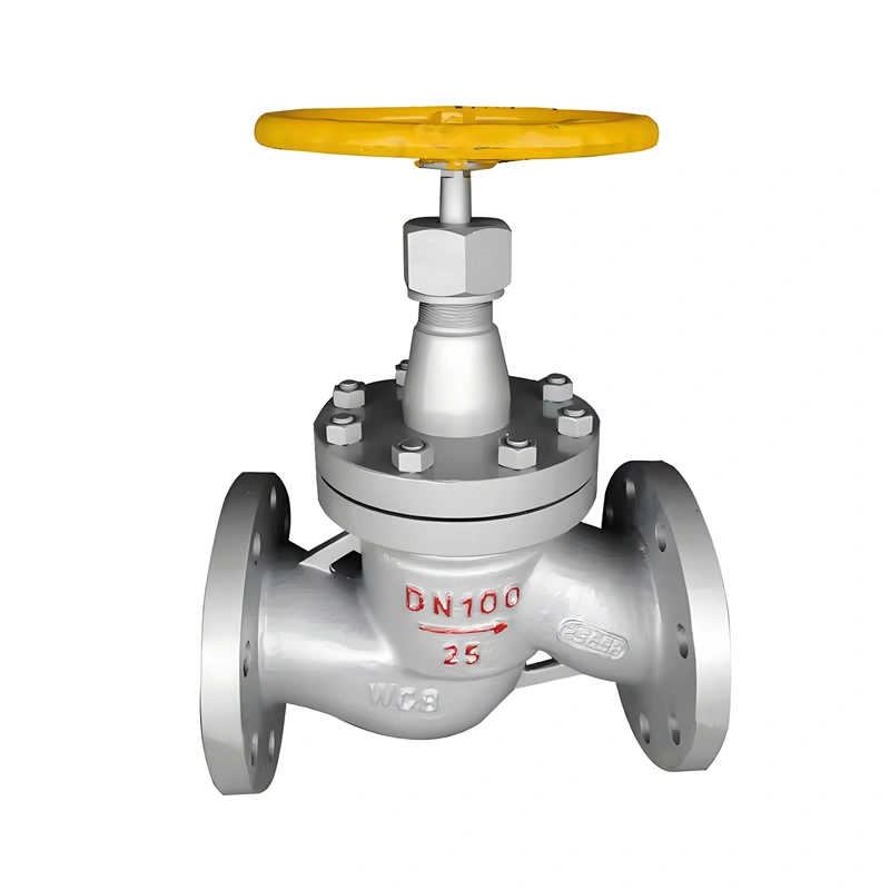 Bellows Seal Flanged Globe Valves High Pressure Cast Steel Globe Valve