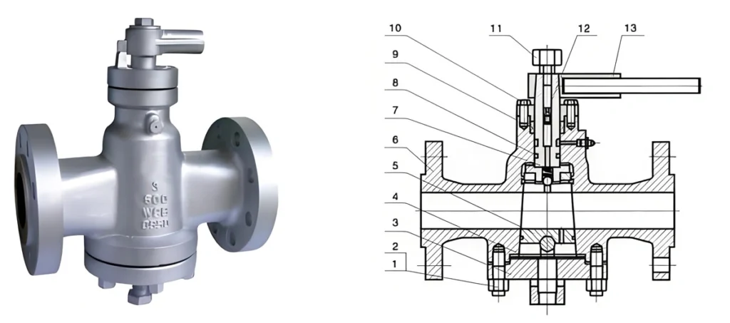 Inverted Pressure Balance Lubricated Plug Valves