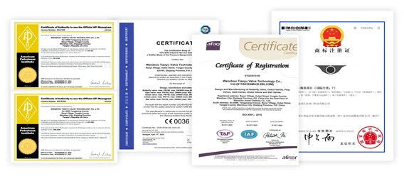 Valve industry certification