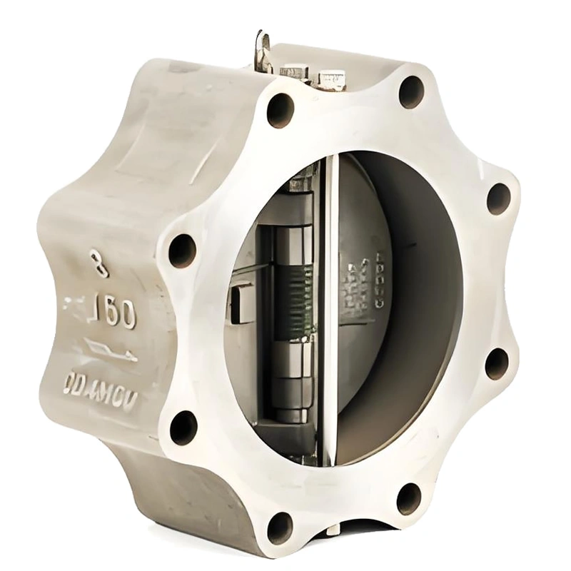DN100 PN16 Lug Type Double Disc Swing Check Valve