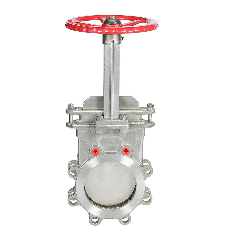 DN100~DN300 PN16 Stainless Steel Manual Flange Knife Gate Valve