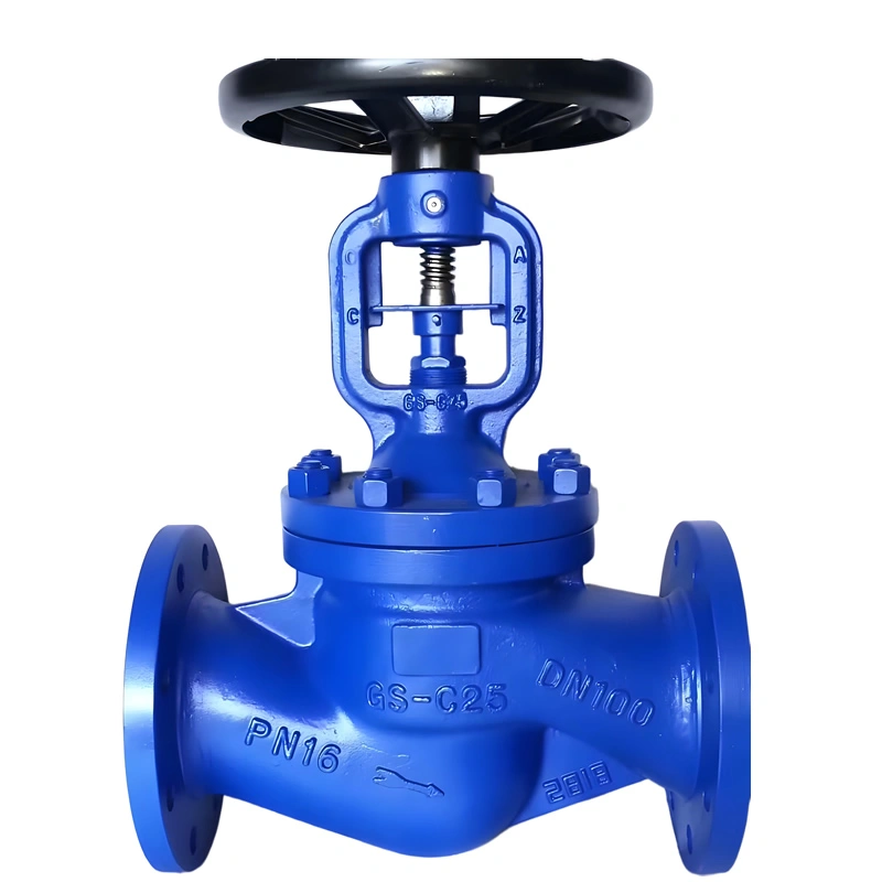 DIN bellow sealed globe valves