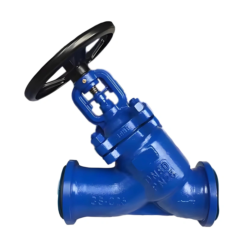 Y Type Bellow Seal Globe Valve Manual Butt Welded Y Type Bellow Seals Globe Valve