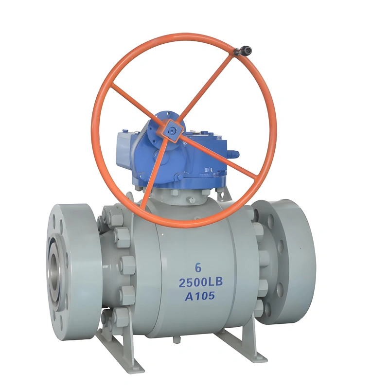 Carbon Steel WCB 3-Piece Trunnion Mounted Cast Steel Trunnion Ball Valve
