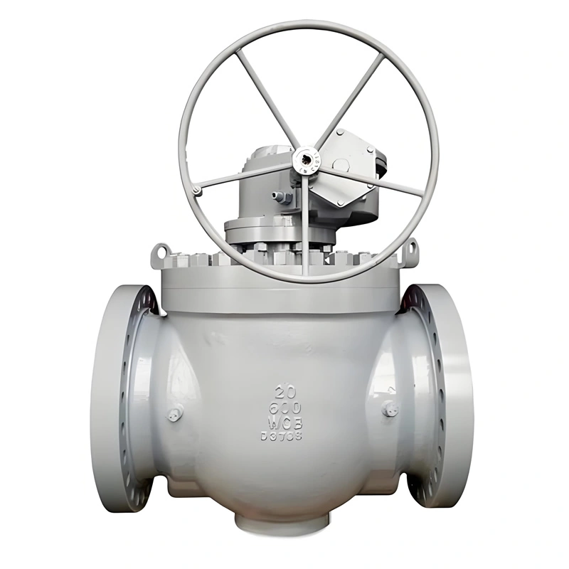 Cast Steel Flange Top Entry Trunnion Mounted Ball Valve