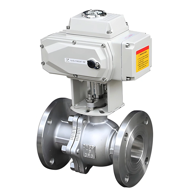 DN100 PN16 Stainless Steel High-Temp Metal Seal Flange Floating Ball Valve