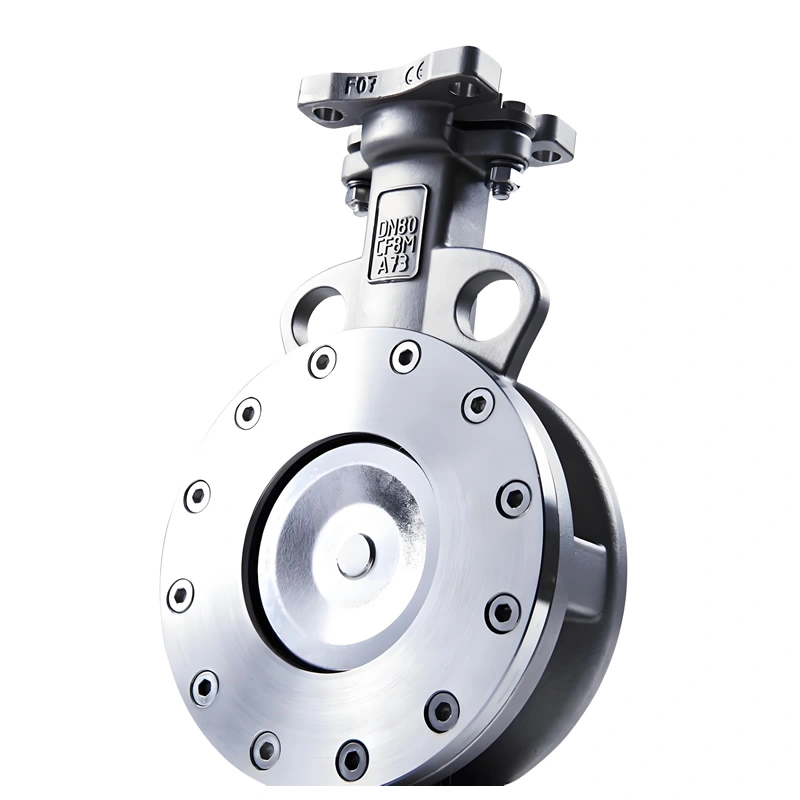 DN150 CF8M Wafer Double Eccentric High-Temp Metal Hard Sealed Butterfly Valve