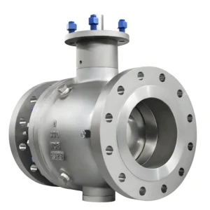 DN100 Class 300 Carbon Steel 2PC Trunnion Top Flange Ball Valve