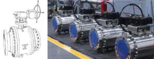API6D Trunnion Mounted Ball Valve