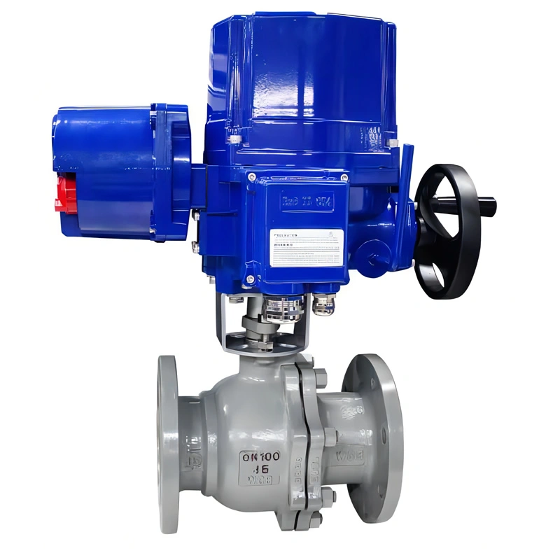Explosion Proof 2 Way Electric Ball Valve Stainless Steel Rotary Ball Valve