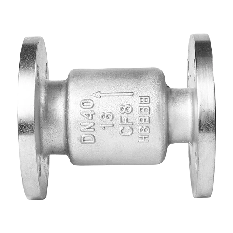 Stainless Steel Energy Saving Silenced Flanged Check Valve for Drainage Pipes Well Sealed and Durable
