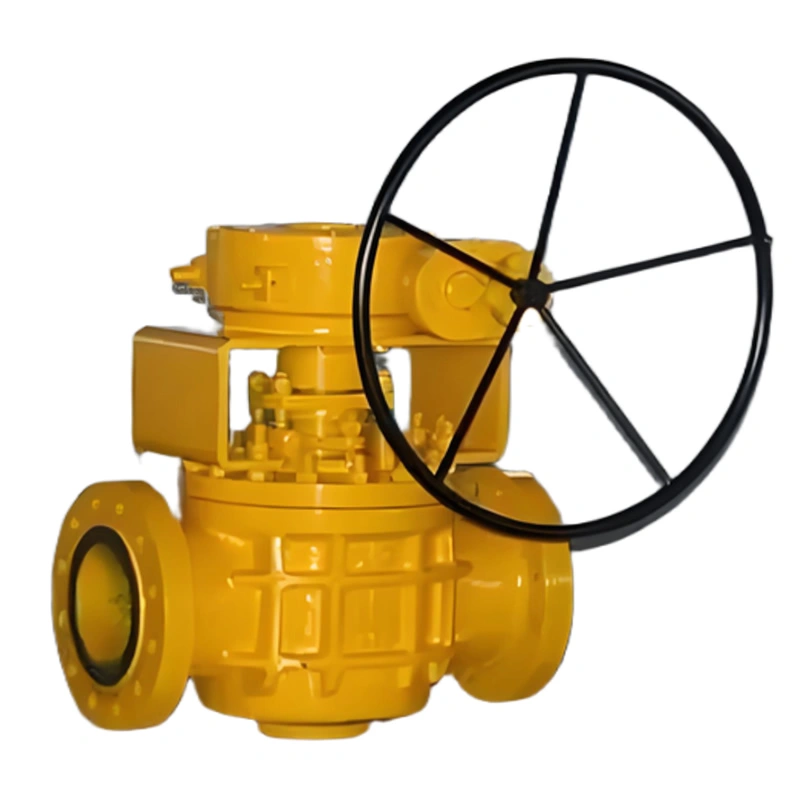 Inverted Hard Seal Plug Valve Pressure Balance Manual Plug Valve