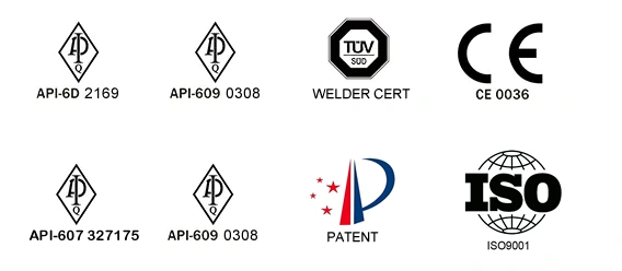 Industrial valve certification