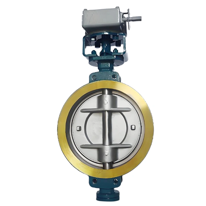 DN400 PN16 WCB Triple Eccentric Metal Seated Lug-Type Butterfly Valve