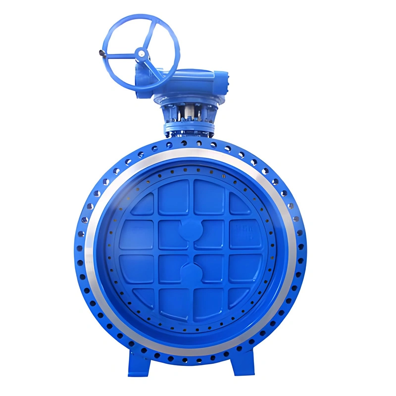 Large-Diameter DN1400 CLASS150 WCB Triple Eccentric Metal-Sealed Hard Seal Butterfly Valve