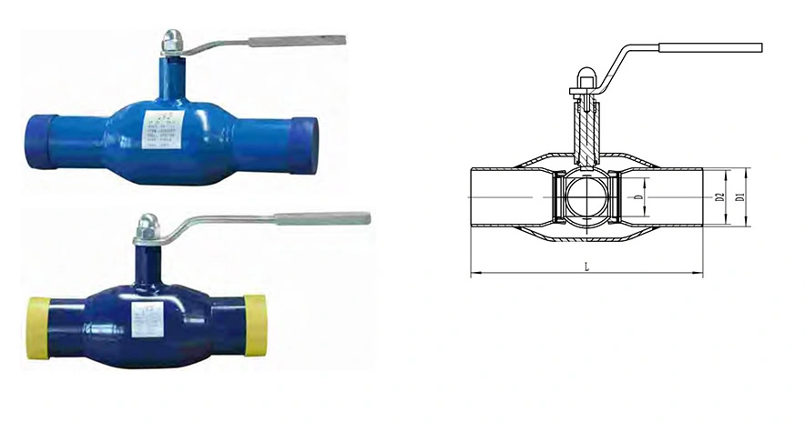 Reduced Bore-Welded steel valve
