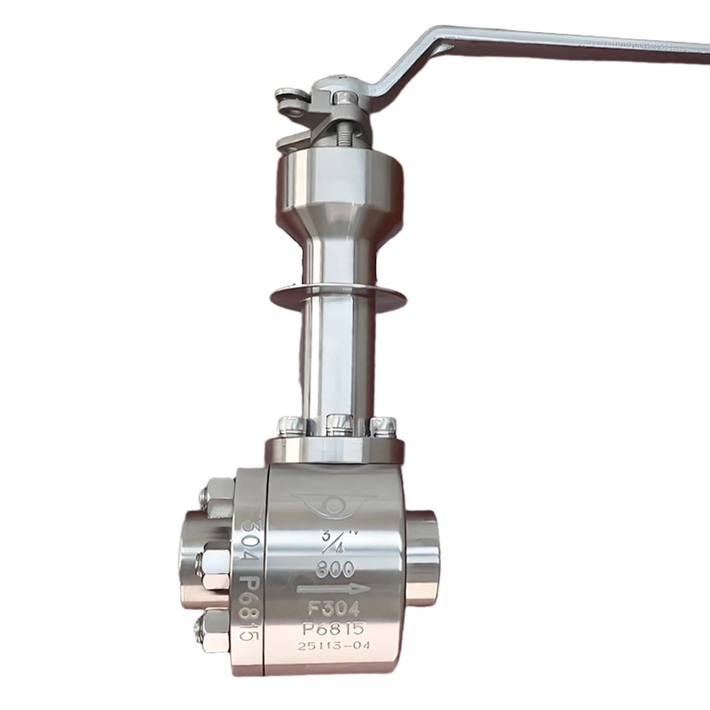 API6D CE ANSI 800LB 3/4” SS304 Socket Weld Soft-Sealed Ultra-Low Temperature Floating Ball Valve