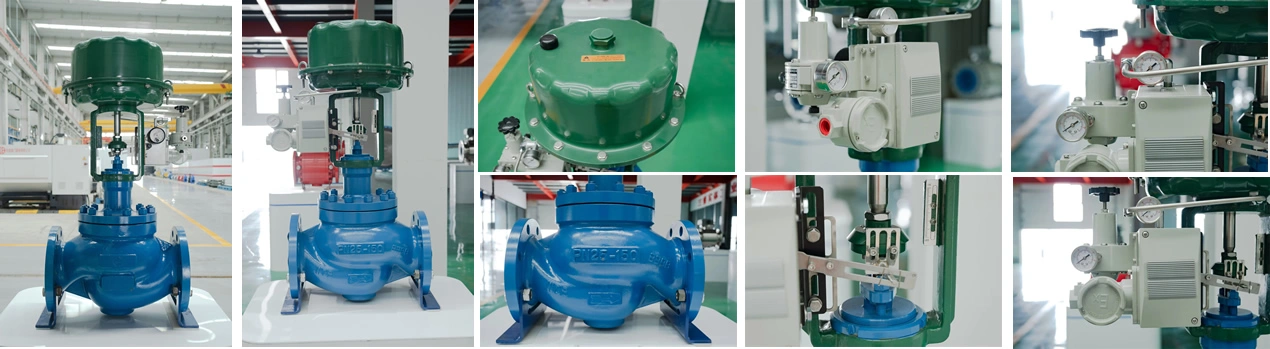 API 600/ASME PN25-PN150 A105/Stainless Steel Pneumatic Single-Seat Globe Control Valve