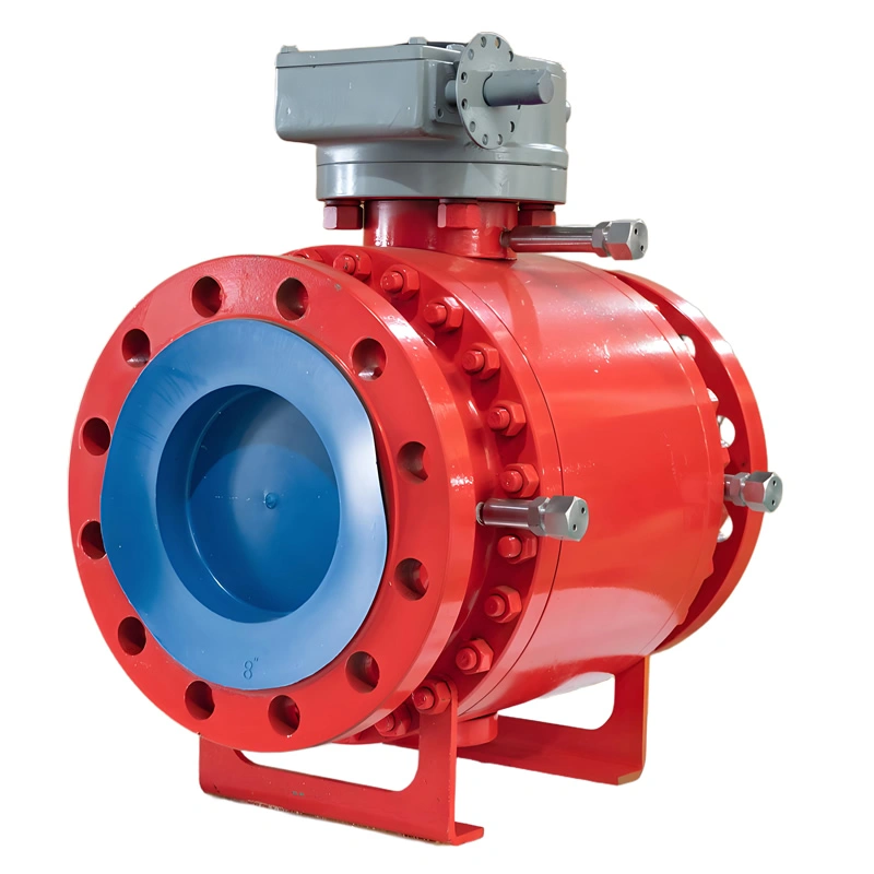 API 608/ASME DN200 PN40 High-Pressure A105 Carbon Steel Flanged Fixed Ball Valve