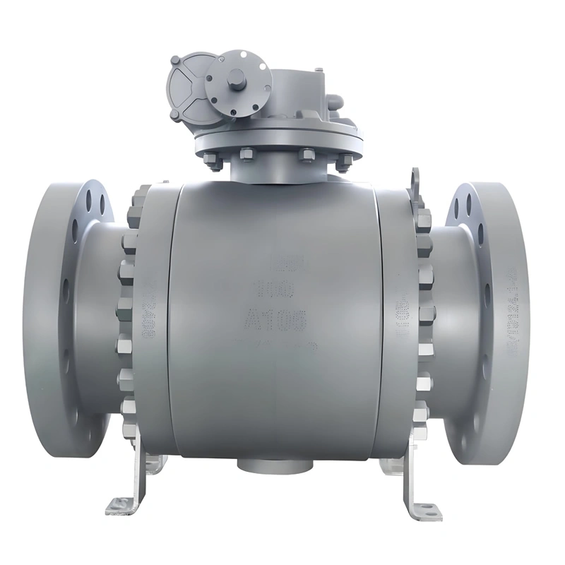 API 6D API 609 ASME CE DN15-DN300 150lb-2500lb TIANYU Forged Steel A105 Full Port 3PC Flange Trunnion Mounted Ball Valve