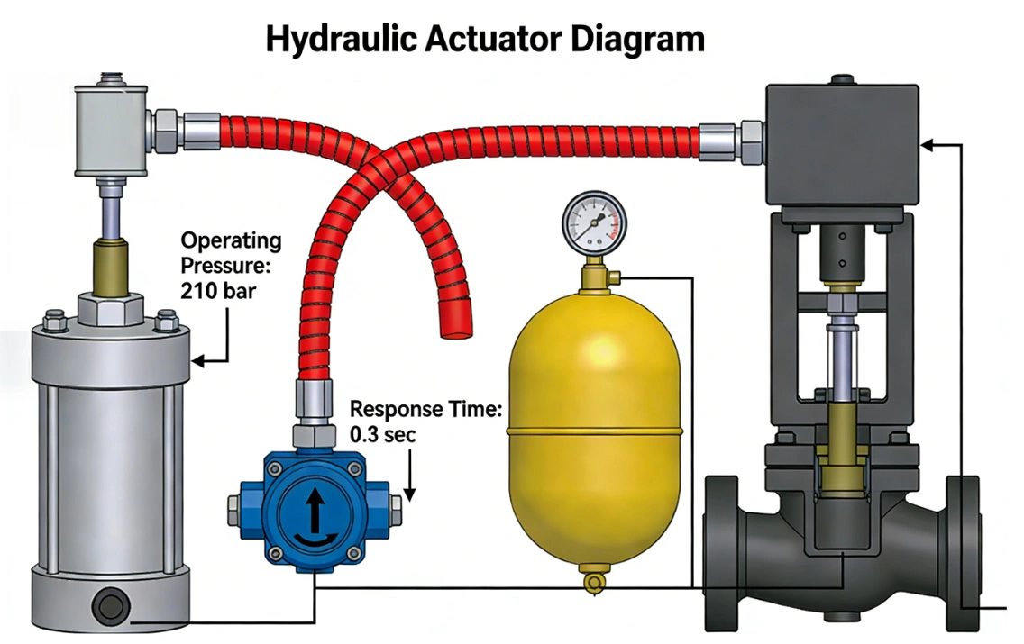 Hydraulic Actuator Diagram