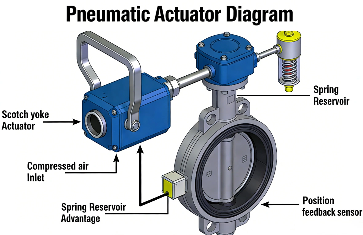 Pneumatic Actuator Diagram