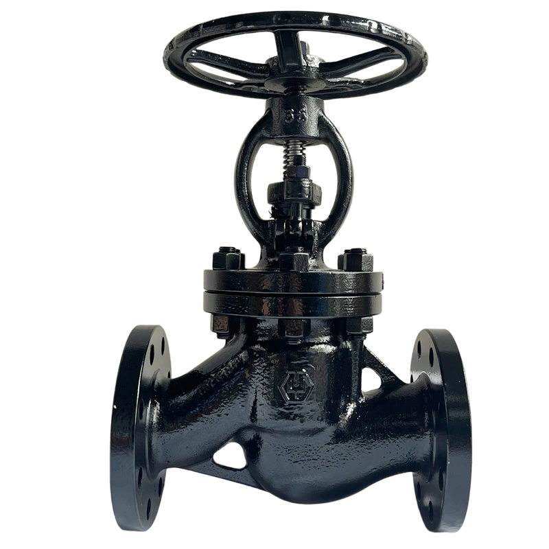 API 602 ASME B16.34 GB/T 12235 CE DN65 PN25 WCB Flanged Cast Carbon Steel Manual Handwheel Operated, with F6a Stem & LNT+13Cr Globe Valve